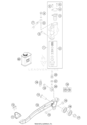 Rear Brake Control Schematic