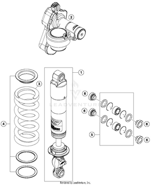 Monoshock Disassembled Schematic