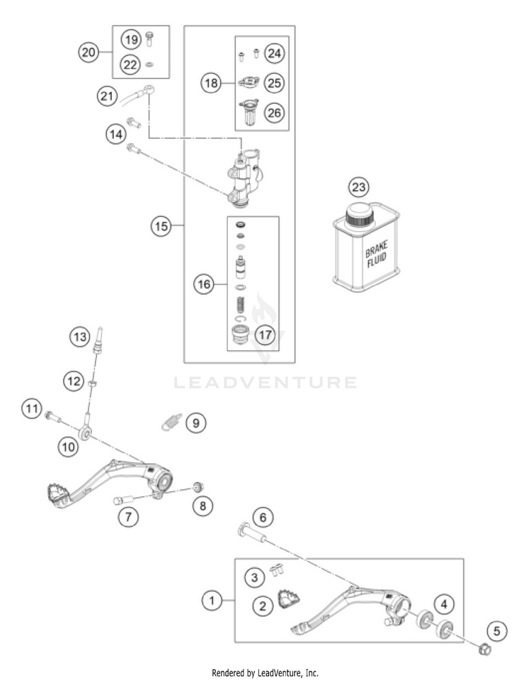 Rear Brake Control Schematic