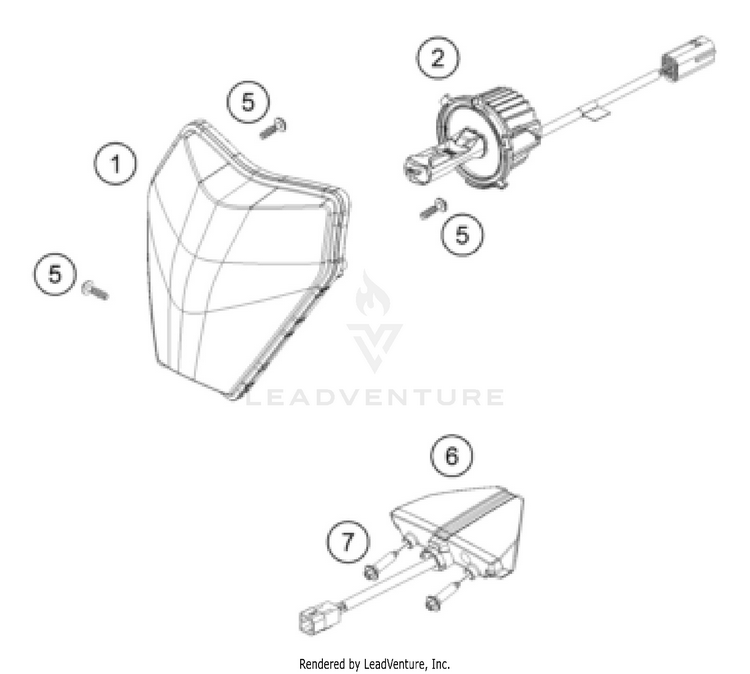 Lichtanlage 300 XC-W FACTORY EDITION CHASSIS - 2025 Schematic