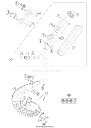 Exhaust System Schematic