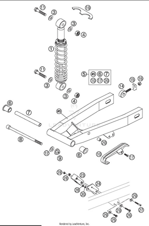 Swingarm, Monoshock Schematic