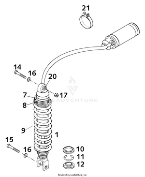 Shock Absorber White Power Schematic