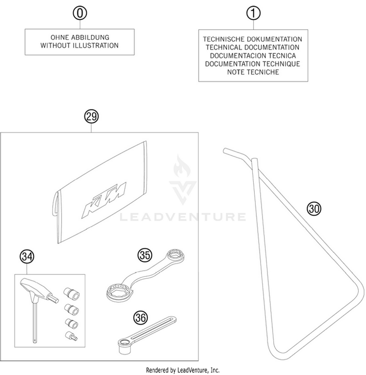 Accessories Kit 50 SX Mini Chassis - 2011 Schematic