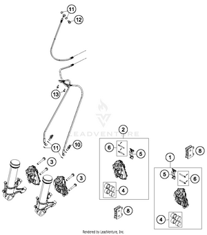 Break Caliper Front Schematic