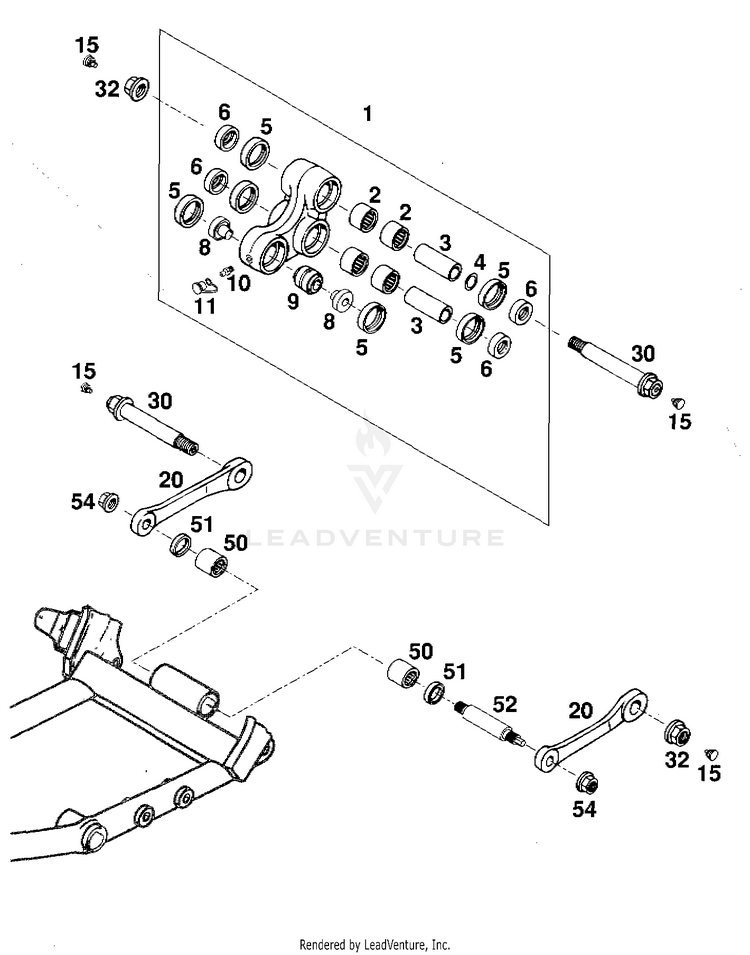 Pro Lever System 620 RXC-E Chassis - 1997 Schematic
