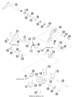 Shifting Mechanism Schematic
