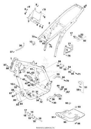 Frame, Sub Frame Schematic