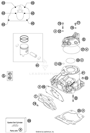 Cylinder, Cylinder Head Schematic
