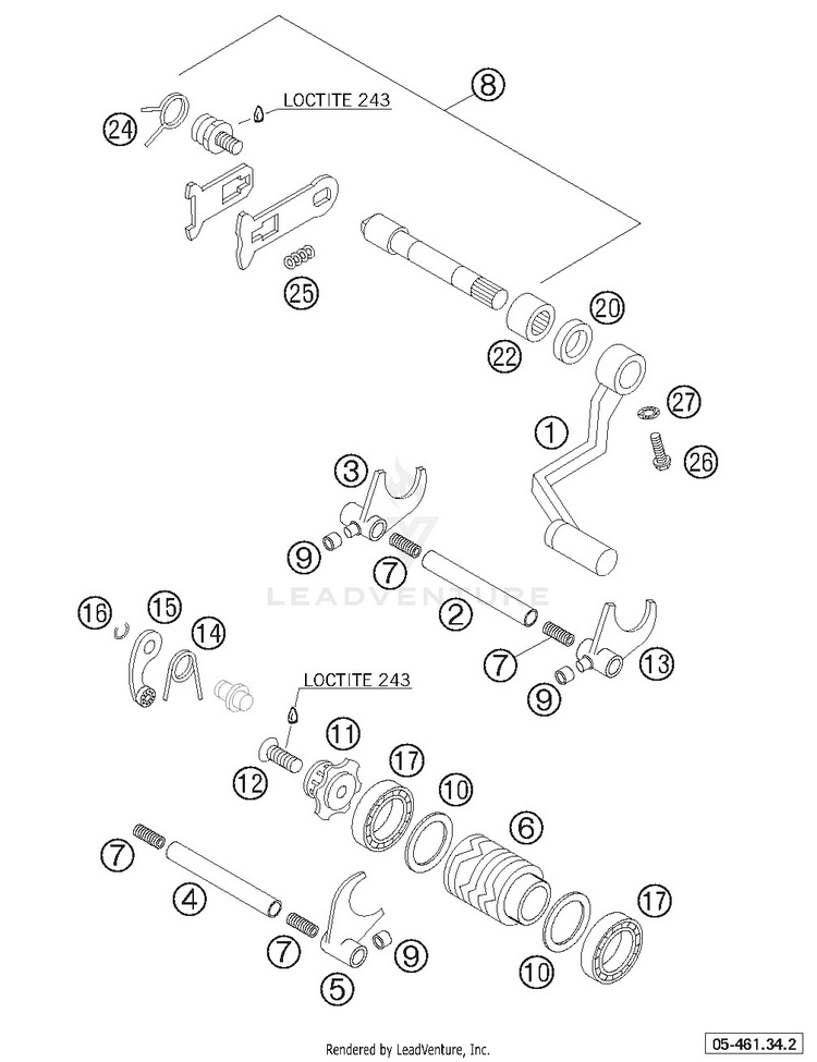 Shifting Mechanism Schematic