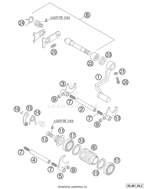 Shifting Mechanism Schematic