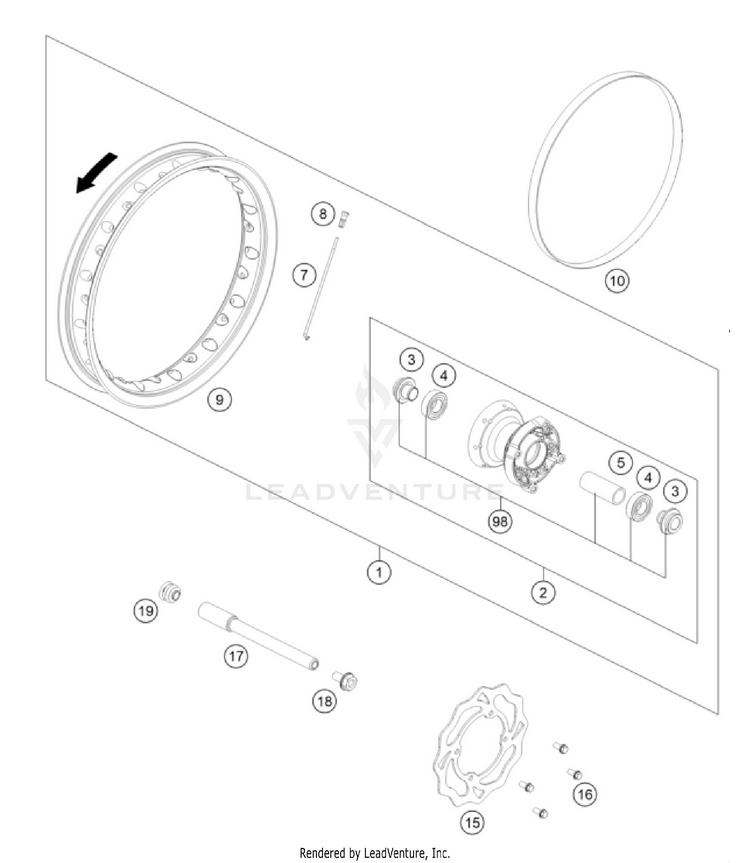 Front Wheel Schematic
