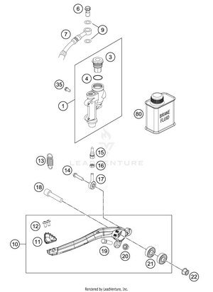 Rear Brake Control Schematic