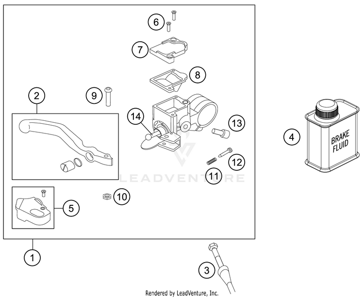 Front Brake Control Schematic