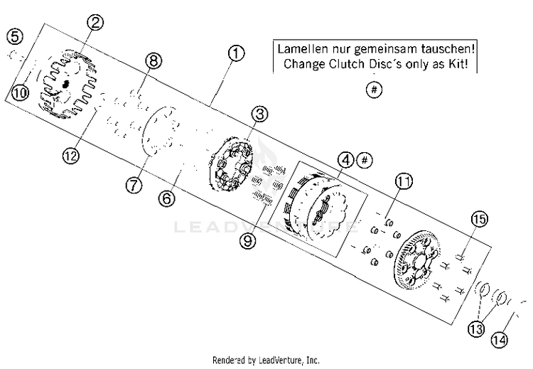 Clutch 50 SX Mini Engine - 2013 Schematic