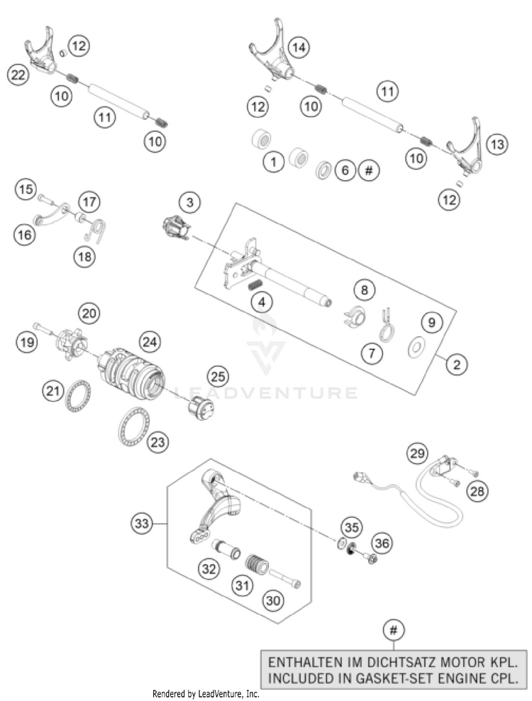 Shifting Mechanism Schematic