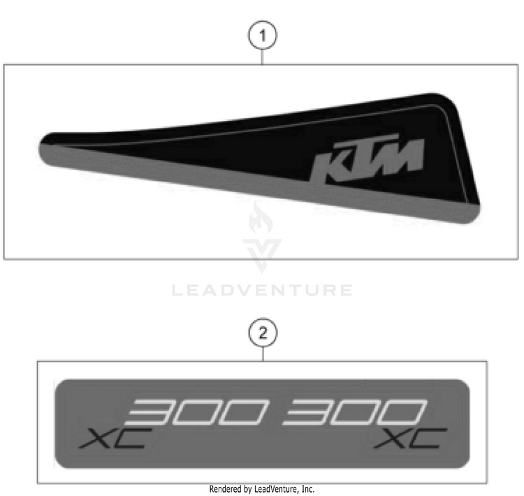 Decal 300 XC CHASSIS - 2025 Schematic