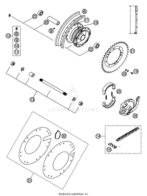 Rear Wheel Schematic