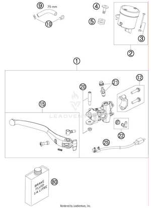 Hand Brake Cylinder Schematic