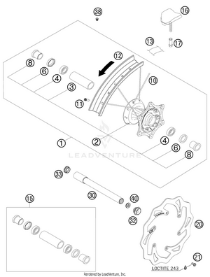 Front Wheel Schematic