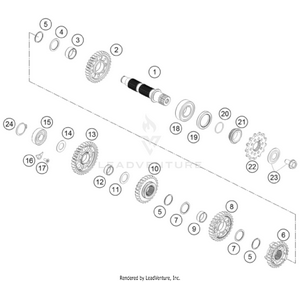 Transmission Ii - Countershaft Schematic