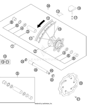 Front Wheel Schematic