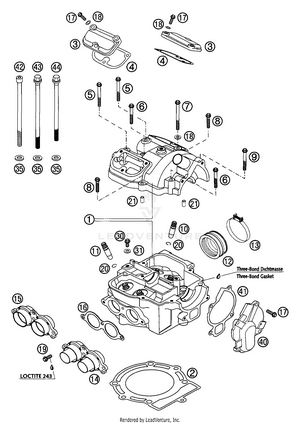 Cylinder Head Schematic