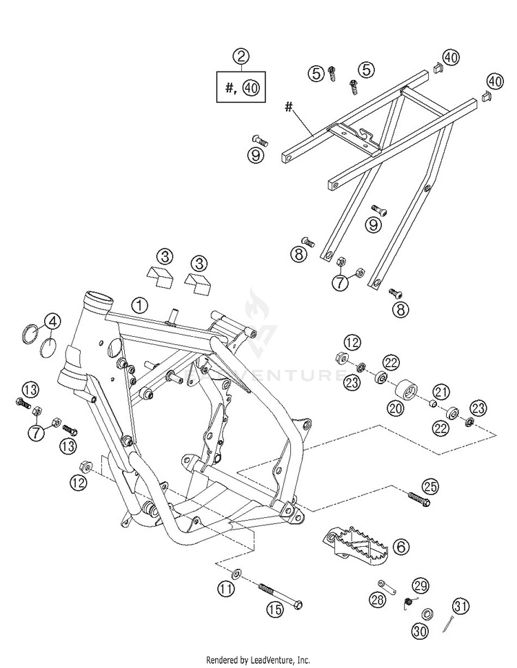 Frame, Sub Frame Schematic