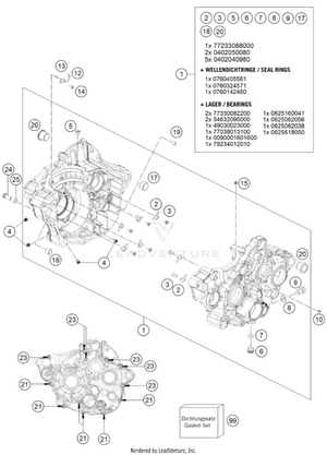 Engine Case Schematic
