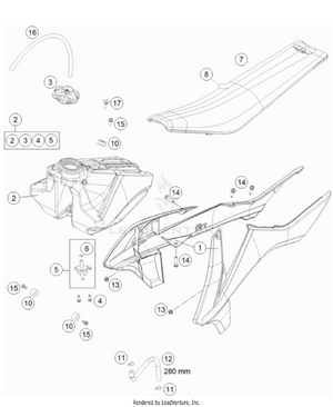 Tank, Seat Schematic