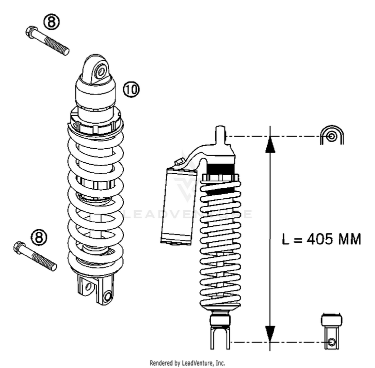 Monoshock Wp 200 XC Chassis - 2007 Schematic