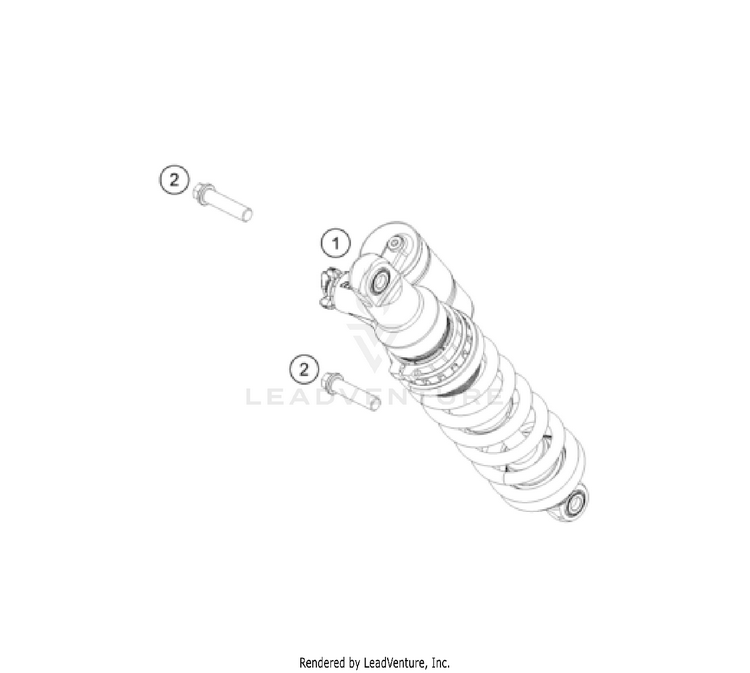 Shock Absorber 350 EXC-F CHASSIS - 2026 Schematic