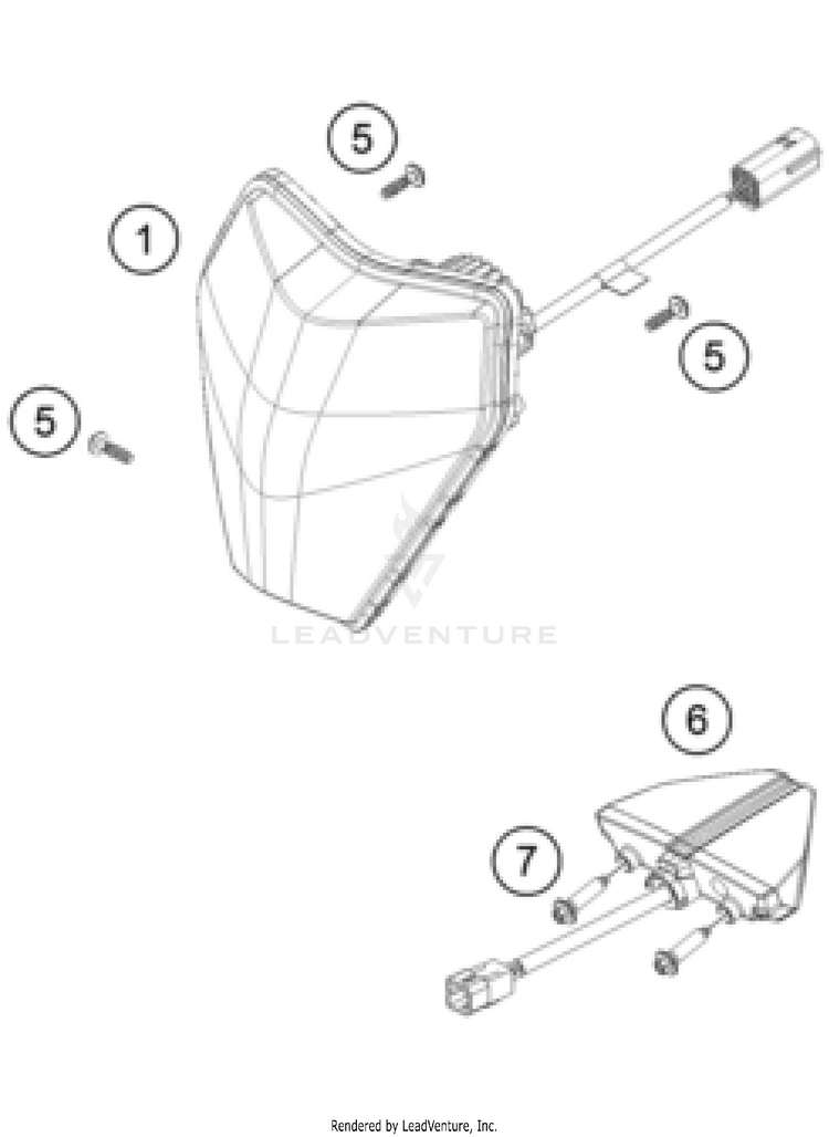 Lighting System 150 XC-W US CHASSIS - 2024 Schematic