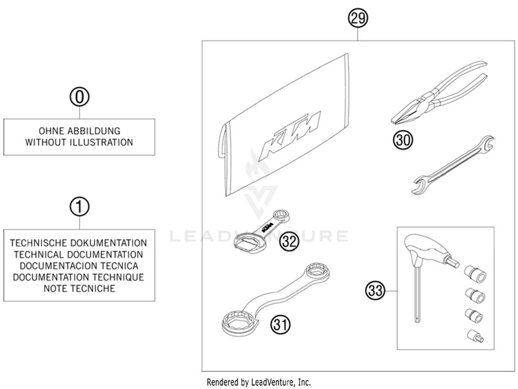 Accessories Kit 150 SX Chassis - 2011 Schematic