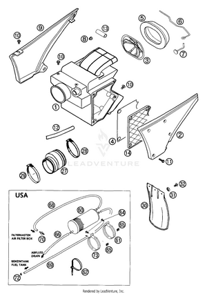 Air Filter Box Schematic