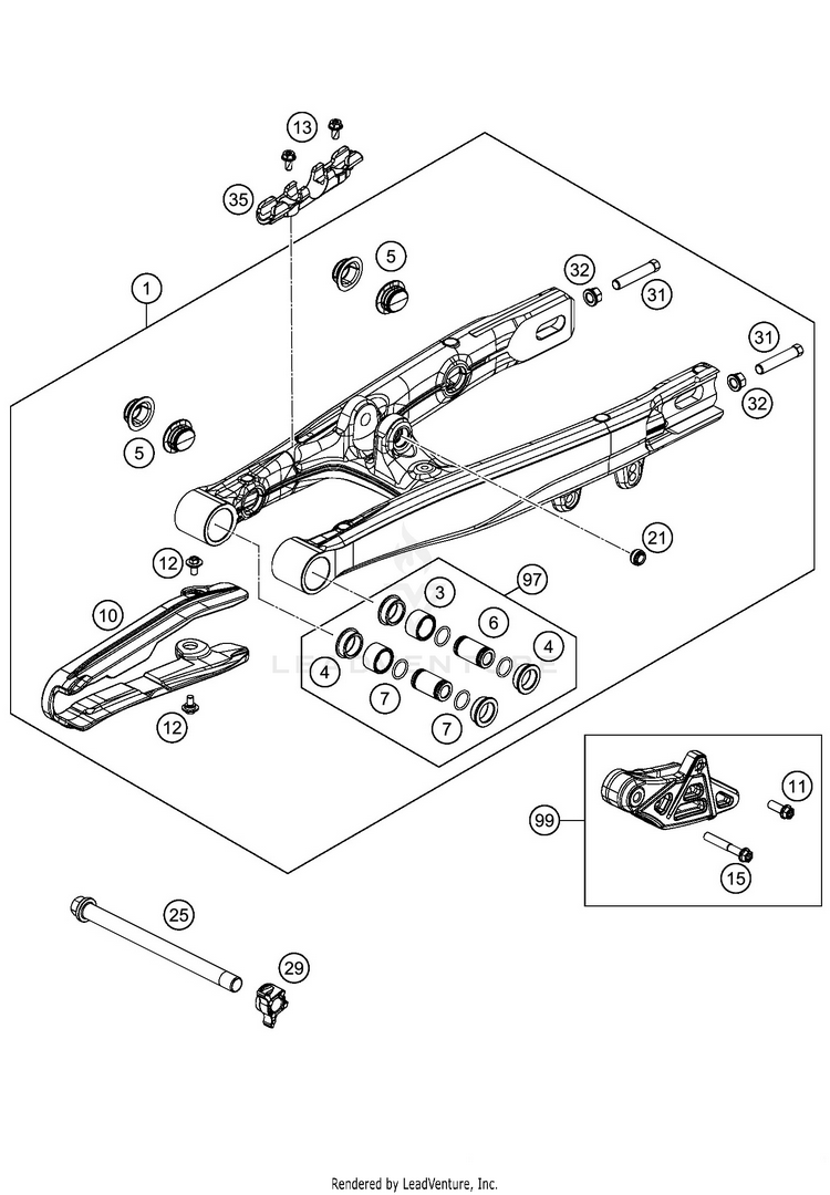 Swing Arm SX-E 5 CHASSIS - 2020 Schematic