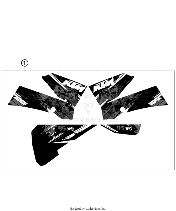 Decal 85 XC Chassis - 2009 Schematic