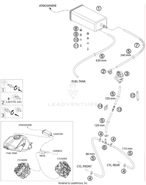 Evaporative Canister Schematic