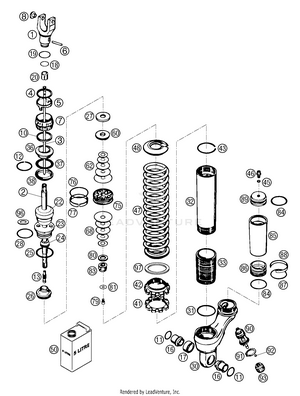 Shock Absorber Wp Disassembled Schematic