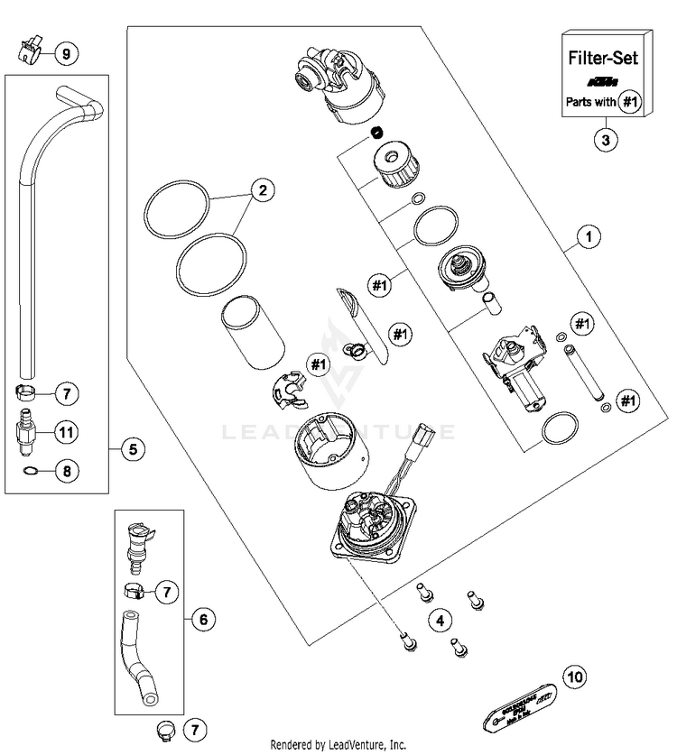 Fuel Pump 1290 SUPER ADVENTURE R CHASSIS - 2018 Schematic