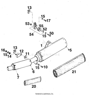 Exhaust Silencer Schematic