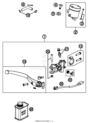 Hand Brake Cylinder Schematic