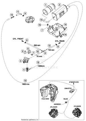 Evaporate Canister Schematic