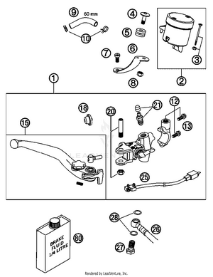 Hand Brake Cylinder Schematic