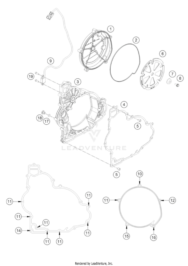 Clutch Cover Schematic