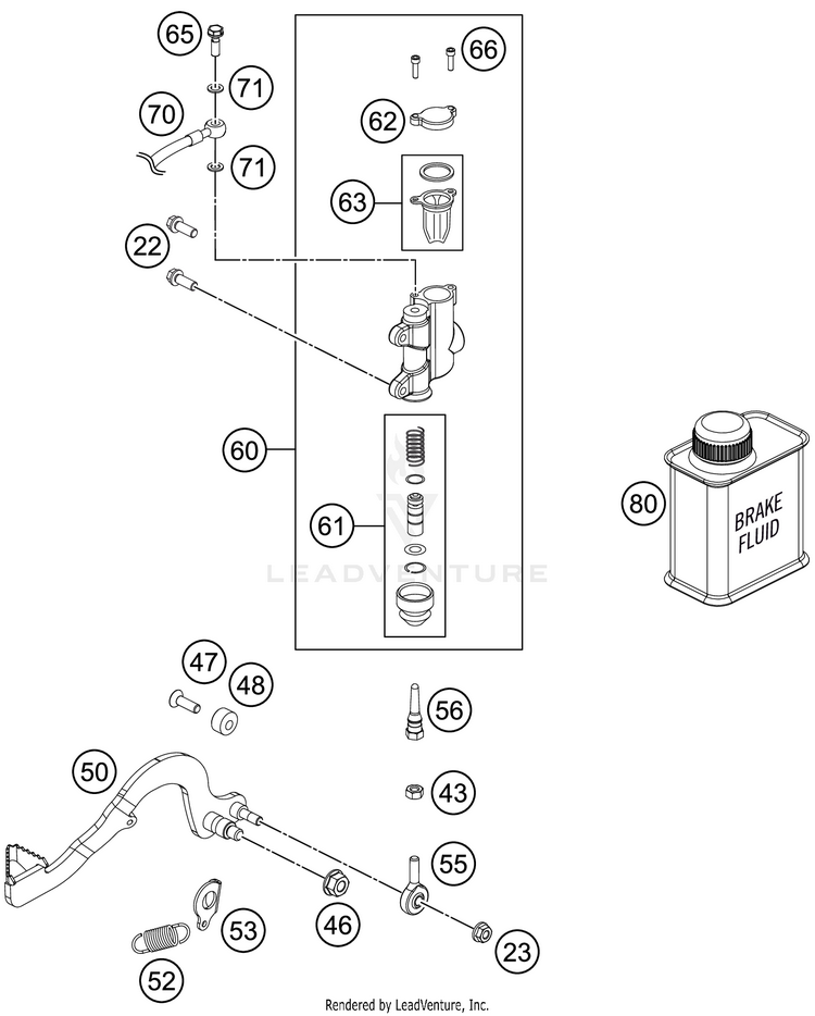 Rear Brake Control Schematic