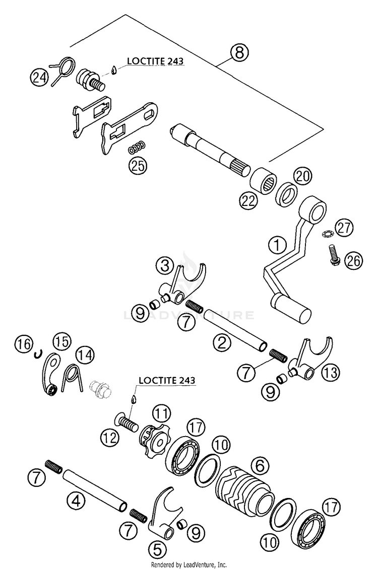 Shifting Mechanism Schematic