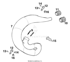 Exhaust Pipe Schematic