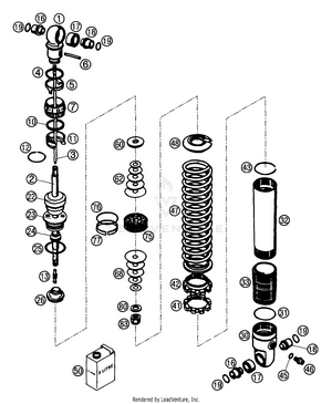 Shock Absorber Diassembled Schematic