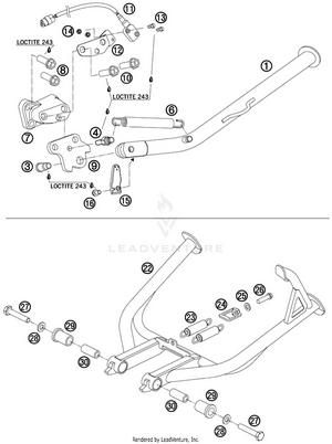 Side / Center Stand Schematic